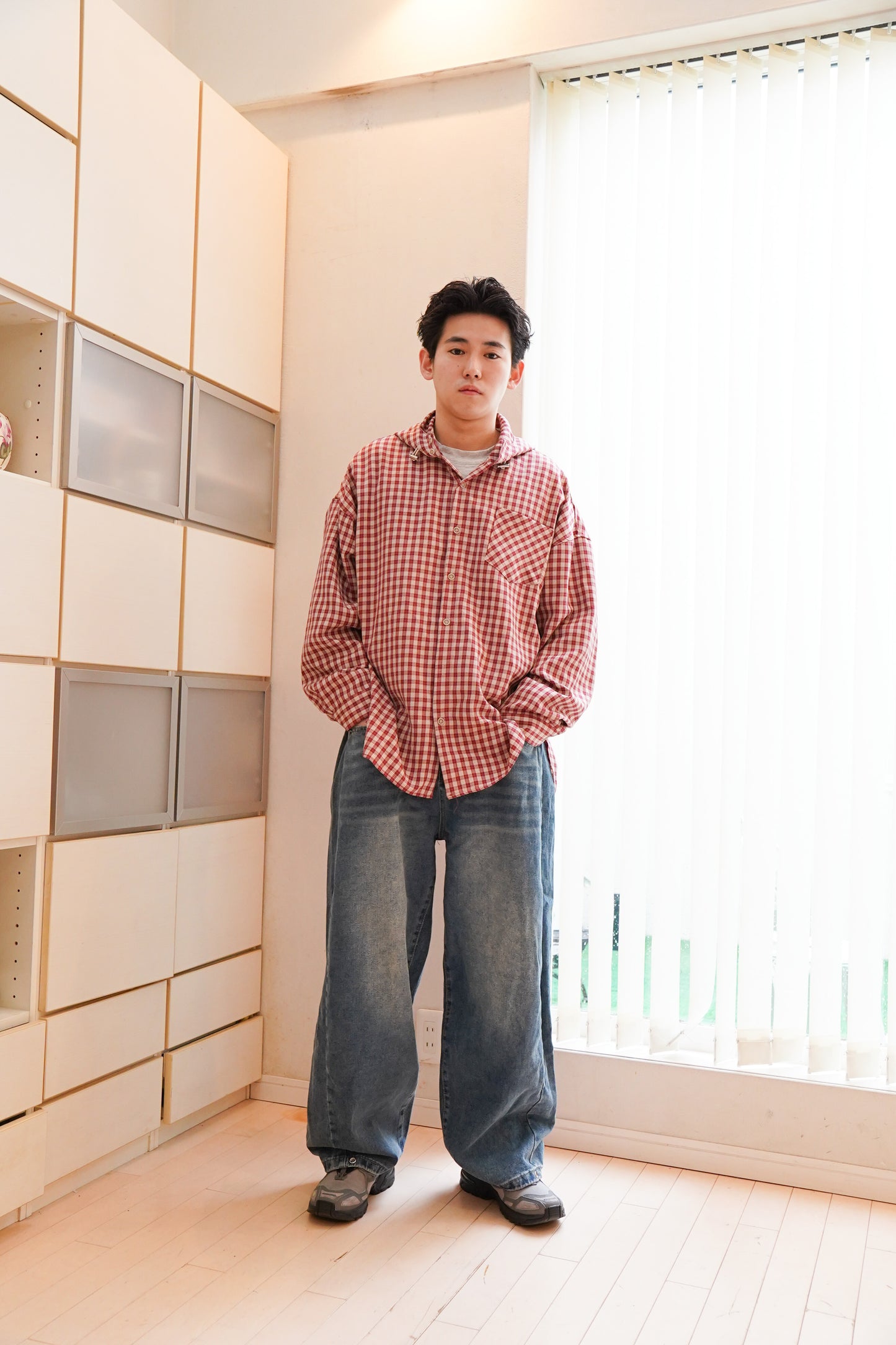anorak check shirt