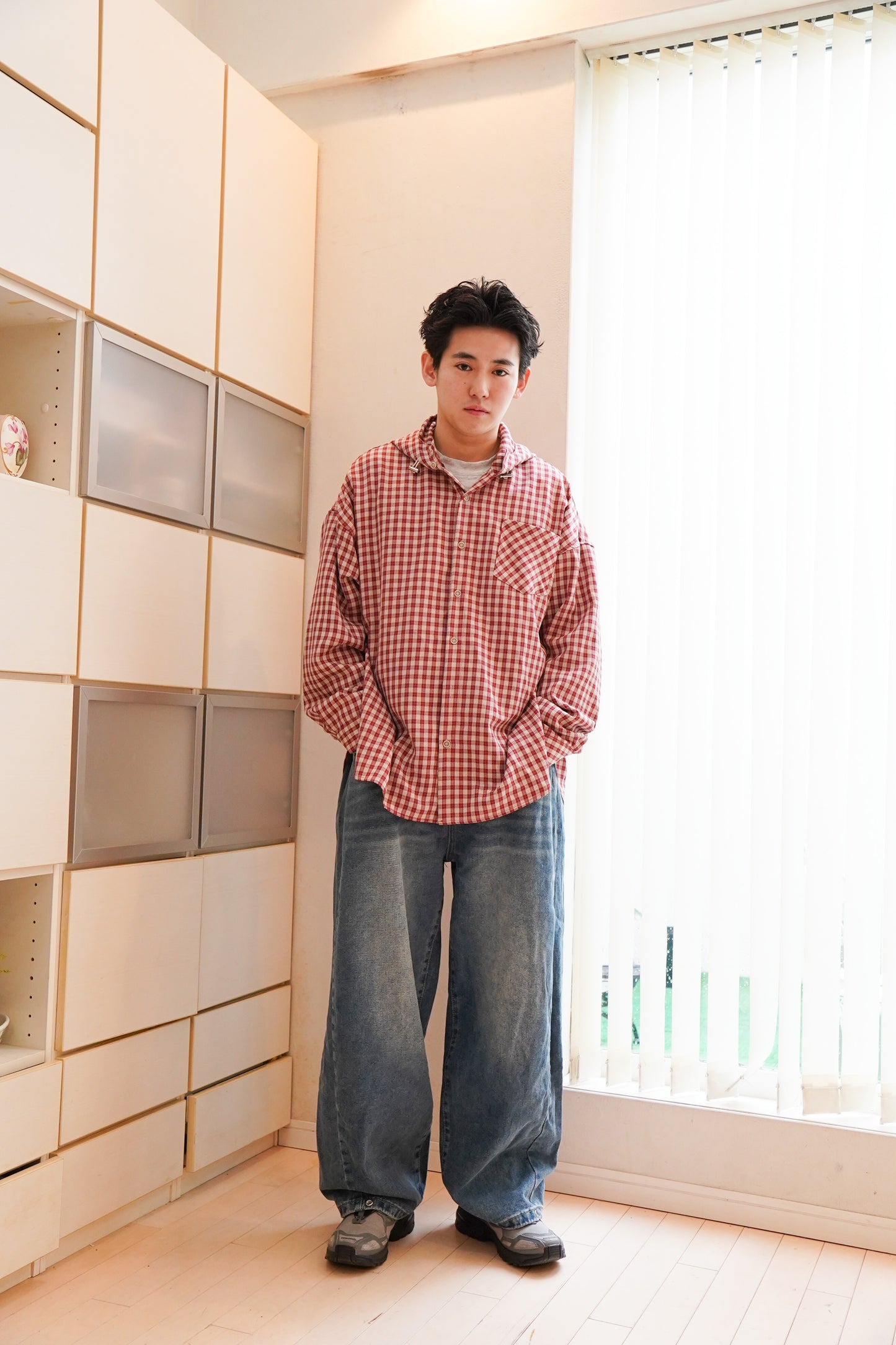 anorak check shirt