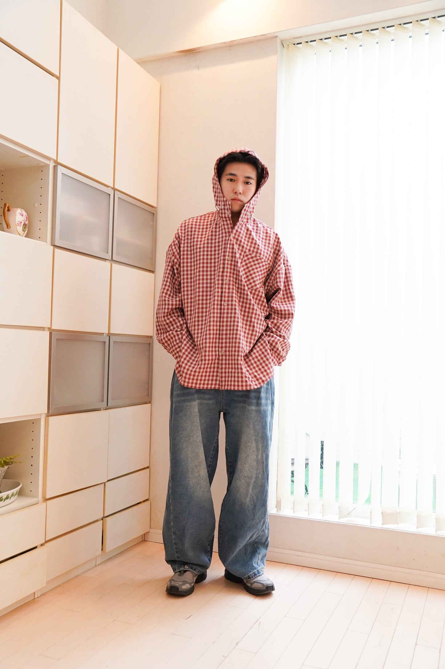 anorak check shirt