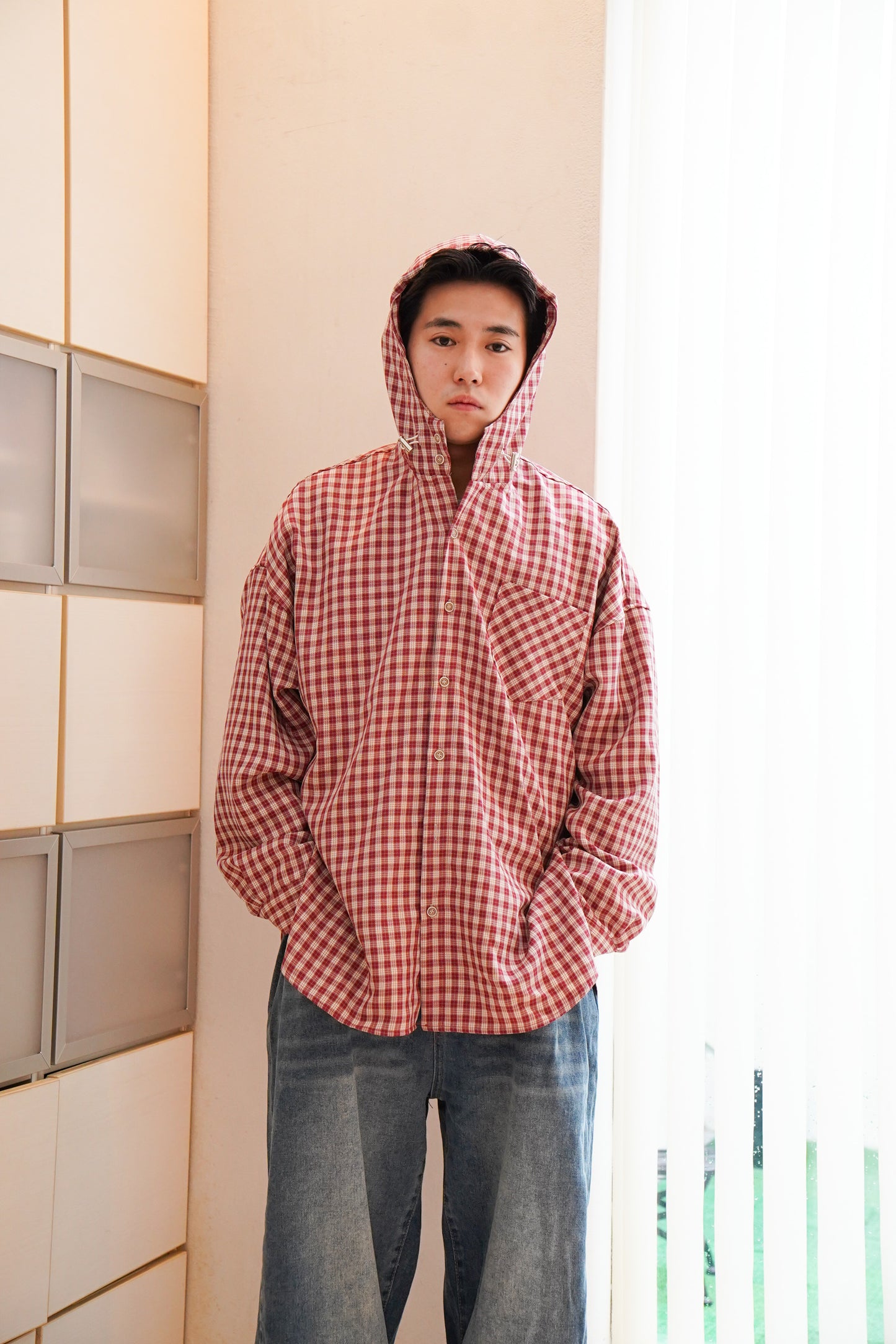 anorak check shirt